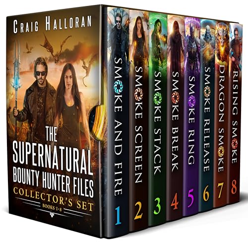 The Supernatural Dragon Hunter Files Collector's Set (Books 1 through 8): Epic Paranormal Urban Shifter Fantasy Adventure