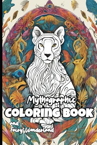 Mythographic Coloring book and Fairy Wonderland: Whispers of the Wild