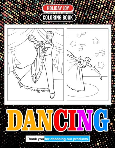Dancing Coloring Book Color Your World Elegance Dance: Perfect Gifts ...