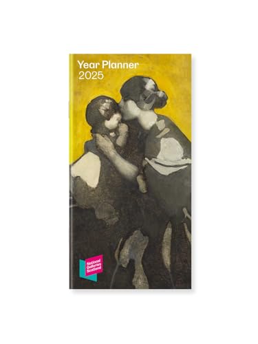 National Galleries Scotland 2025 Year Planner - Month to View by Flame