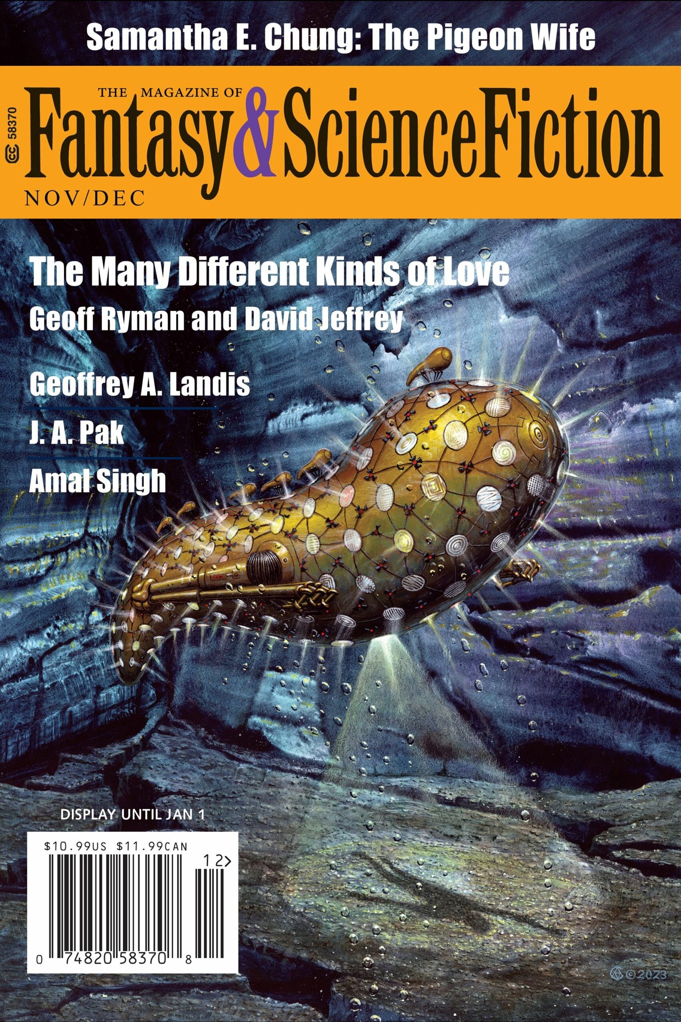 The Magazine of Fantasy & Science Fiction, Vol. 145, Nos. 5 & 6, November/December 2023