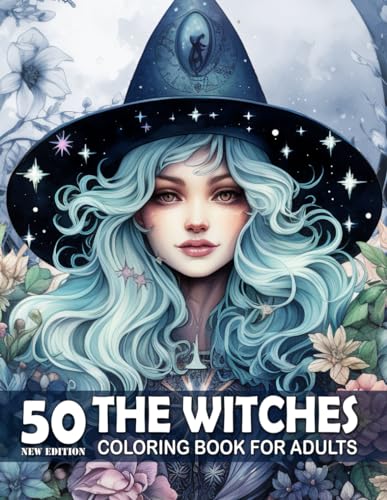 Witches Adult Coloring Book: A Coloring Books for Adults of Magical and ...