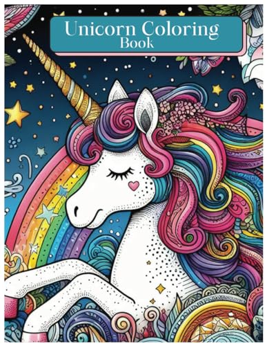Enchanted Unicorns Coloring Book: Unicorn Coloring Book with Whimsical and Relaxing Designs by ...