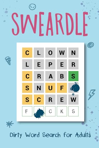 Sweardle or Dirty Word Search for Adults: Swear Word Search for Adults ...