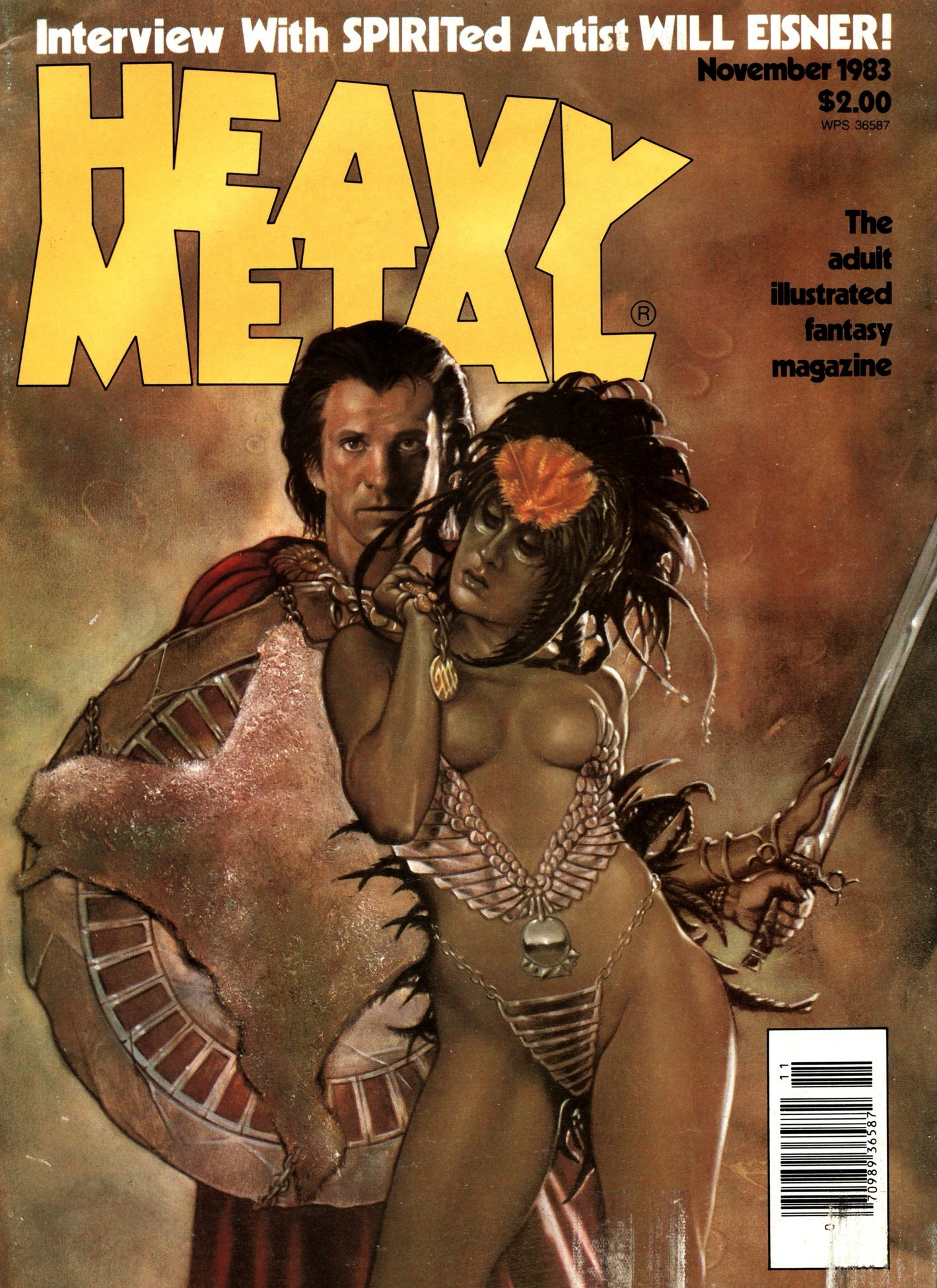 Heavy Metal, November 1983 book cover