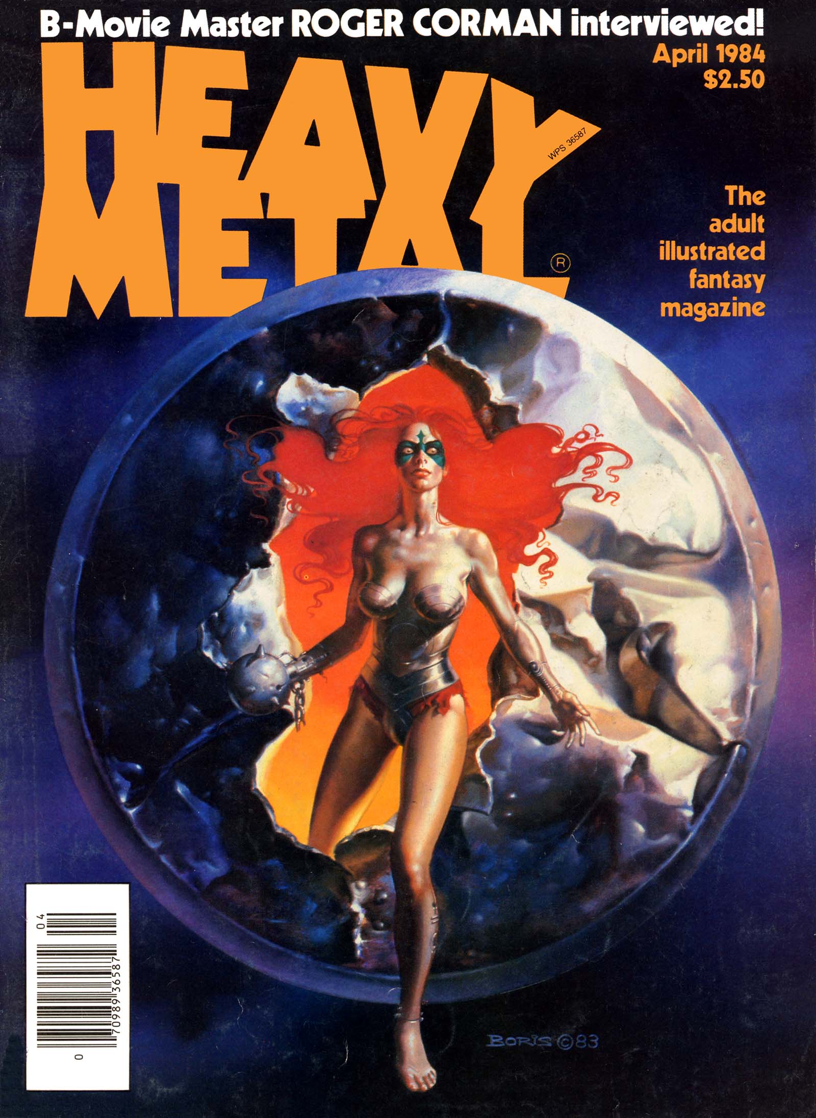 Heavy Metal, April 1984 book cover