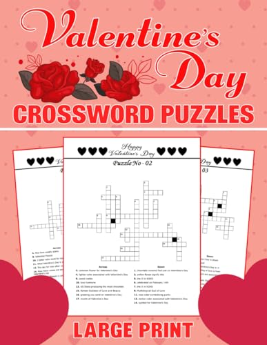 Valentine’s Day Crossword Puzzles Large Print: Valentine’s Day