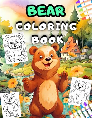 Bear Coloring Book Cover