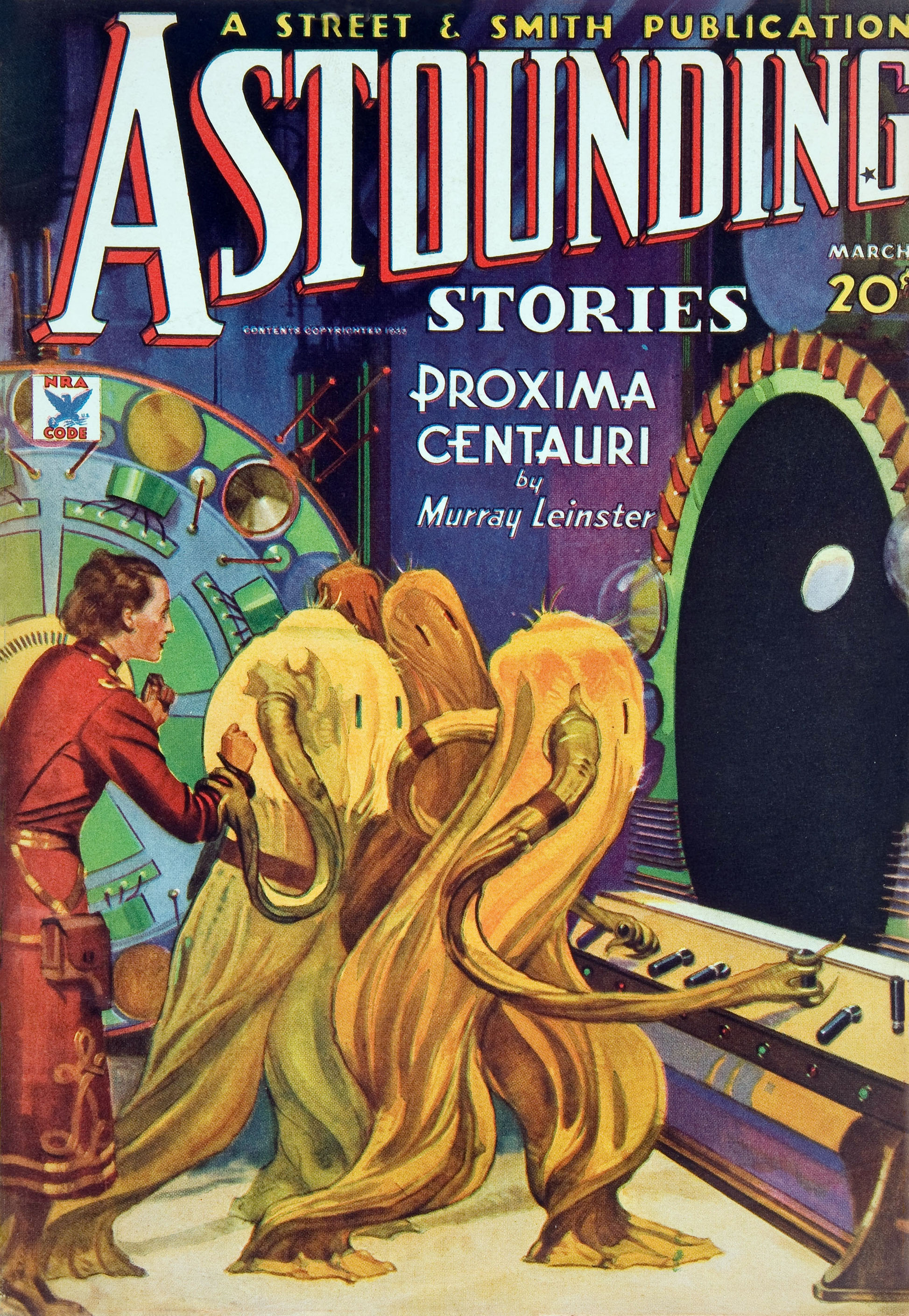 Astounding Stories, March 1935 book cover