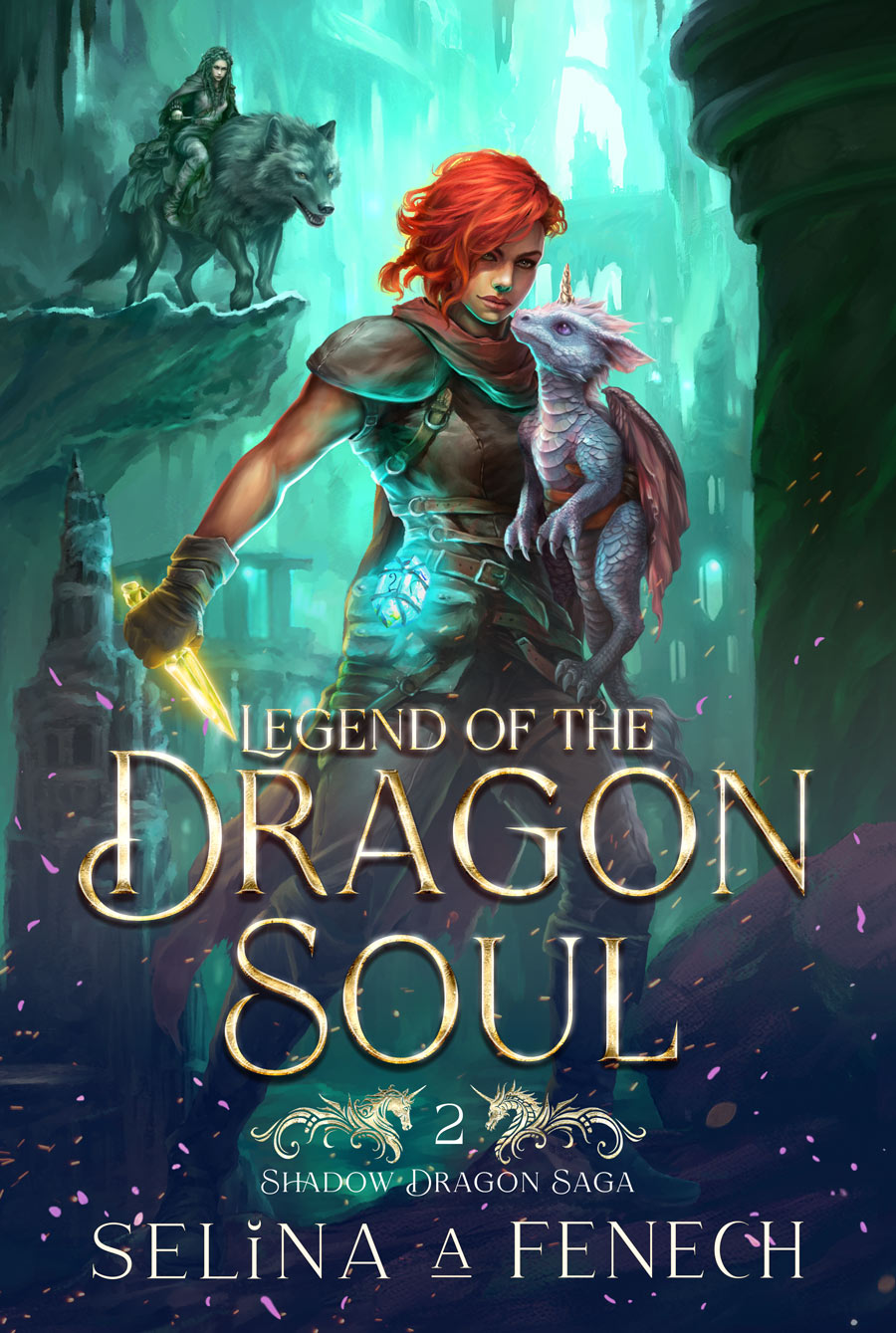 Shadow Dragon Saga by Selina A. Fenech book cover 2