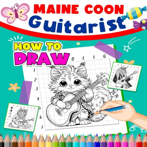 How to Draw Guitarist Maine Coon: Step-by-Step Guide for Feline Art