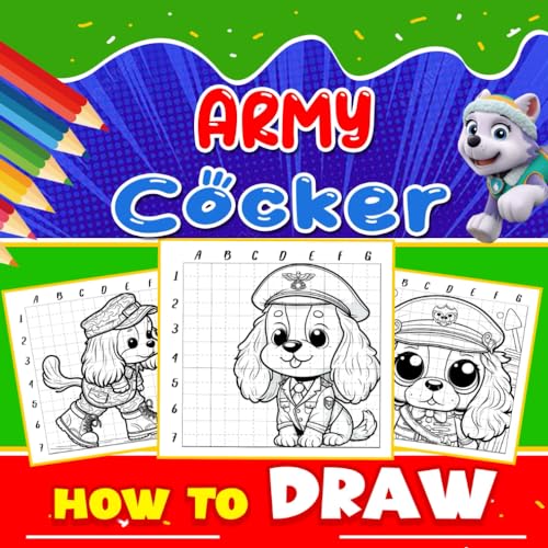 How to Draw Army Cocker: Step-by-Step Guide for Canine Art Enthusiasts ...