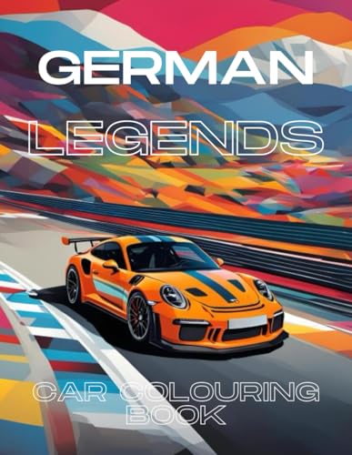 German Legends Colouring Book: 40 intricate designs showcasing iconic ...