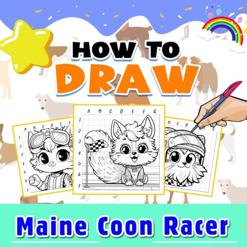 How to Draw Maine Coon Racer StepbyStep Guide for Feline Art