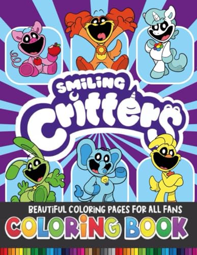 smiling critters coloring book: beautiful coloring pages for all fans ...