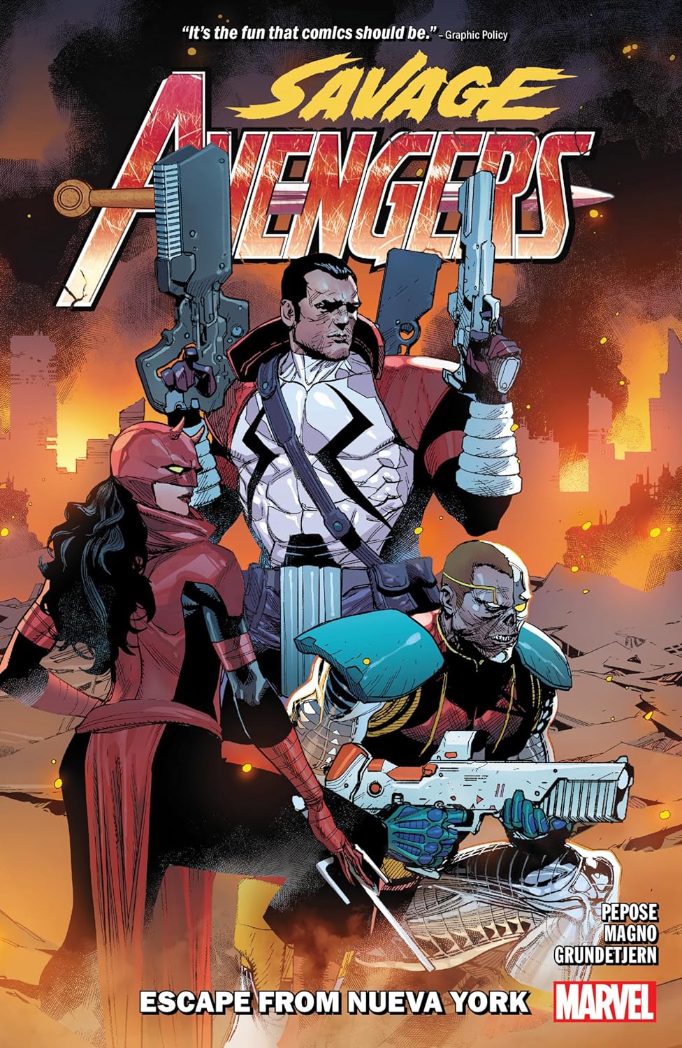 Savage Avengers (2022) book cover 2