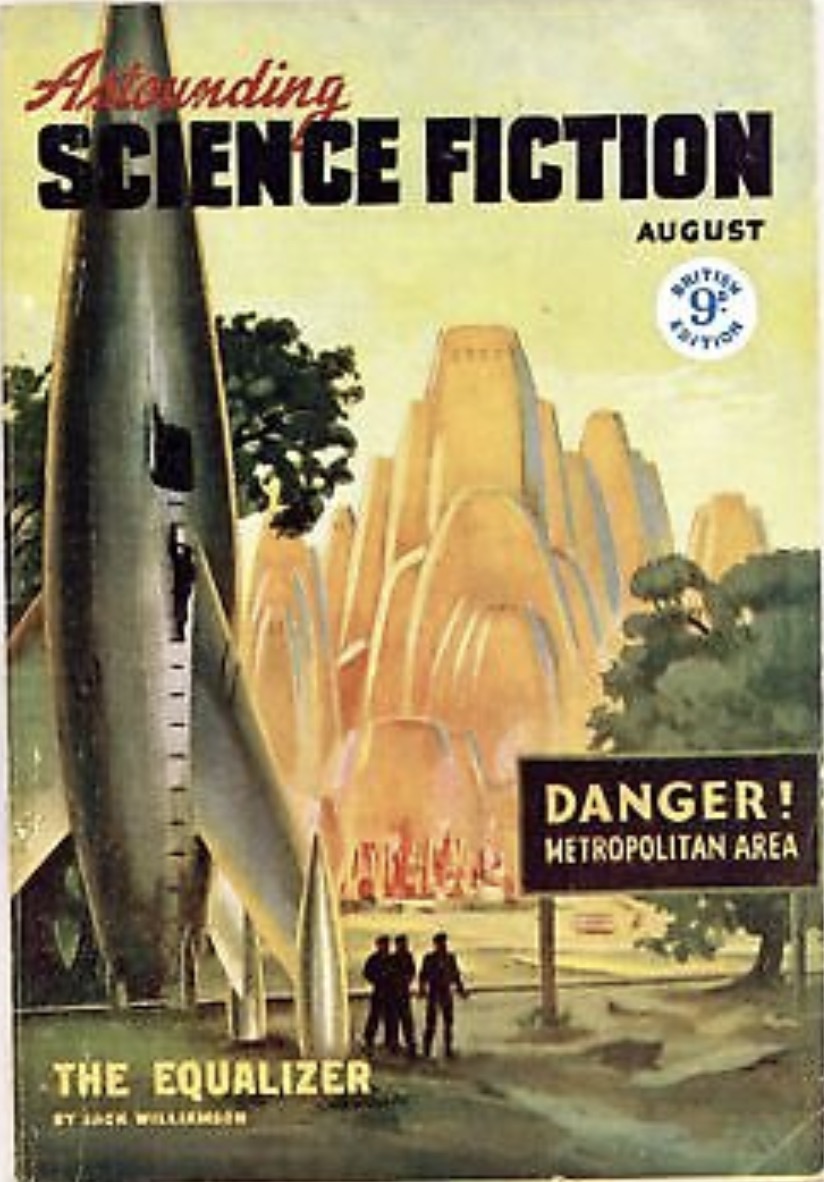 Astounding Science Fiction, August 1947 - British edition book cover