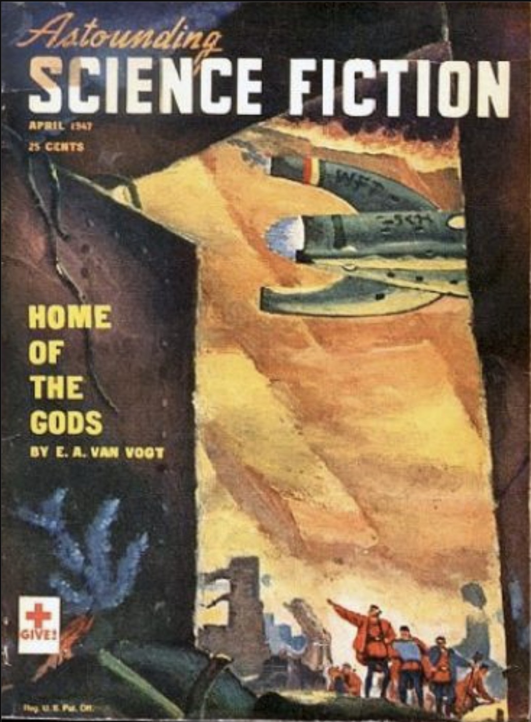 Astounding Science Fiction, April 1947 book cover