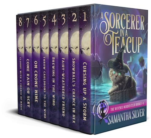 A Sorcerer in a Teacup: The Witches Murder Club Books 1-8
