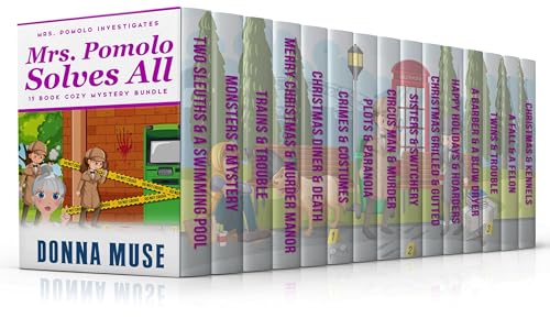 Mrs. Pomolo Solves All: 15 Book Cozy Mystery Bundle