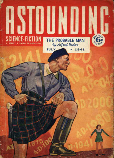 Astounding Science-Fiction, July 1941 - British edition book cover