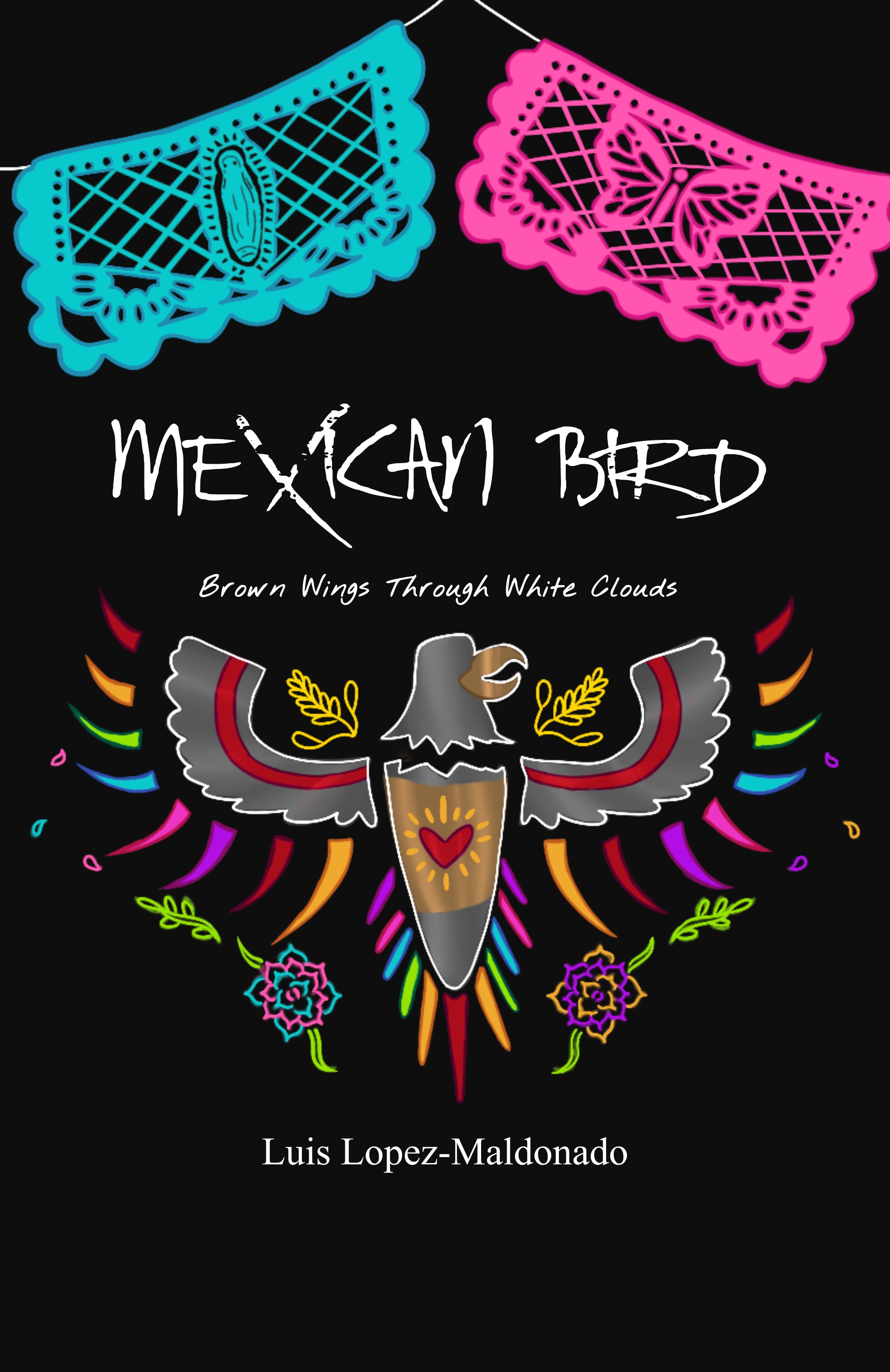 Mexican Bird: Brown Wings Through White Clouds