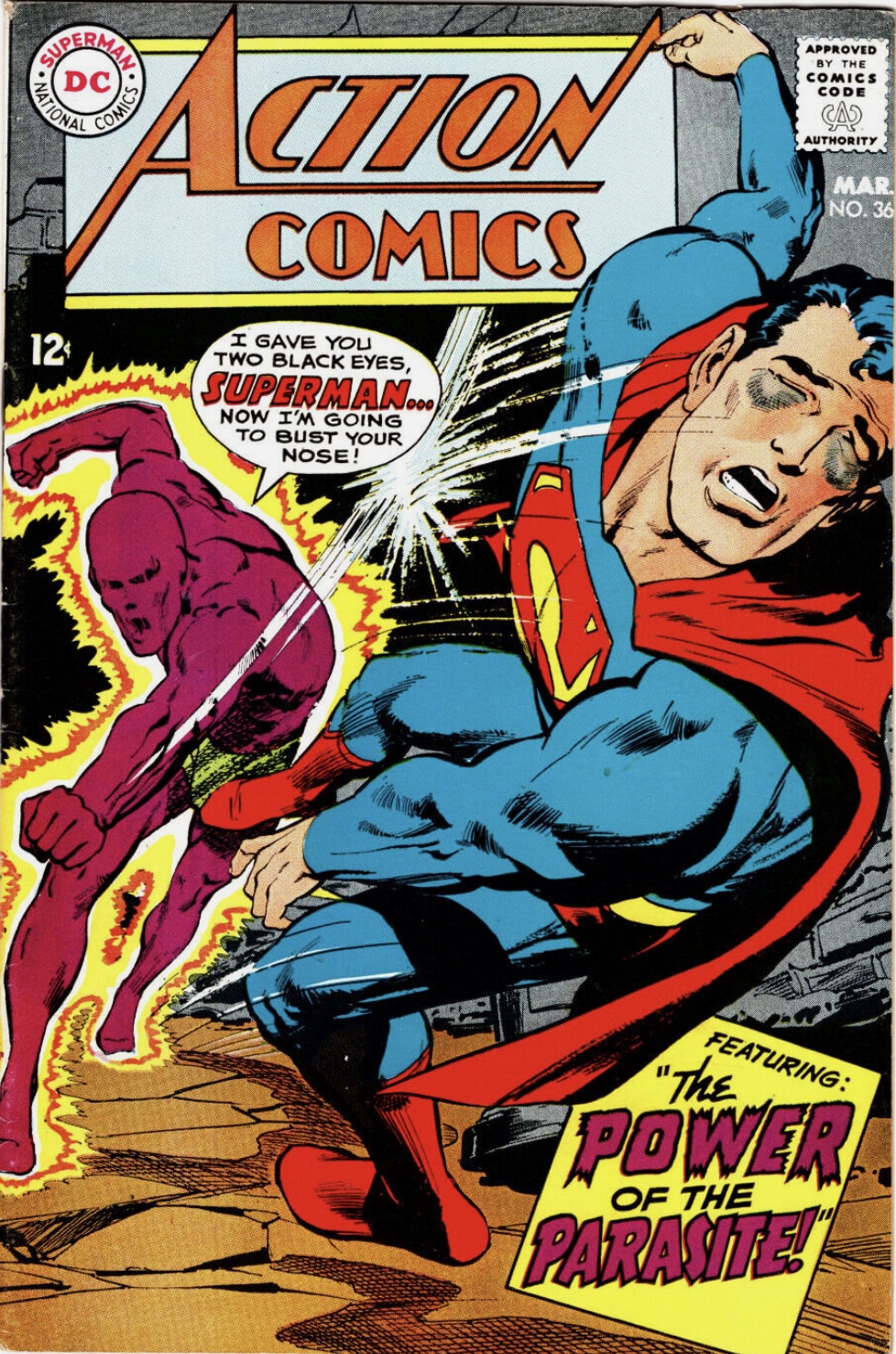 Action Comics book cover