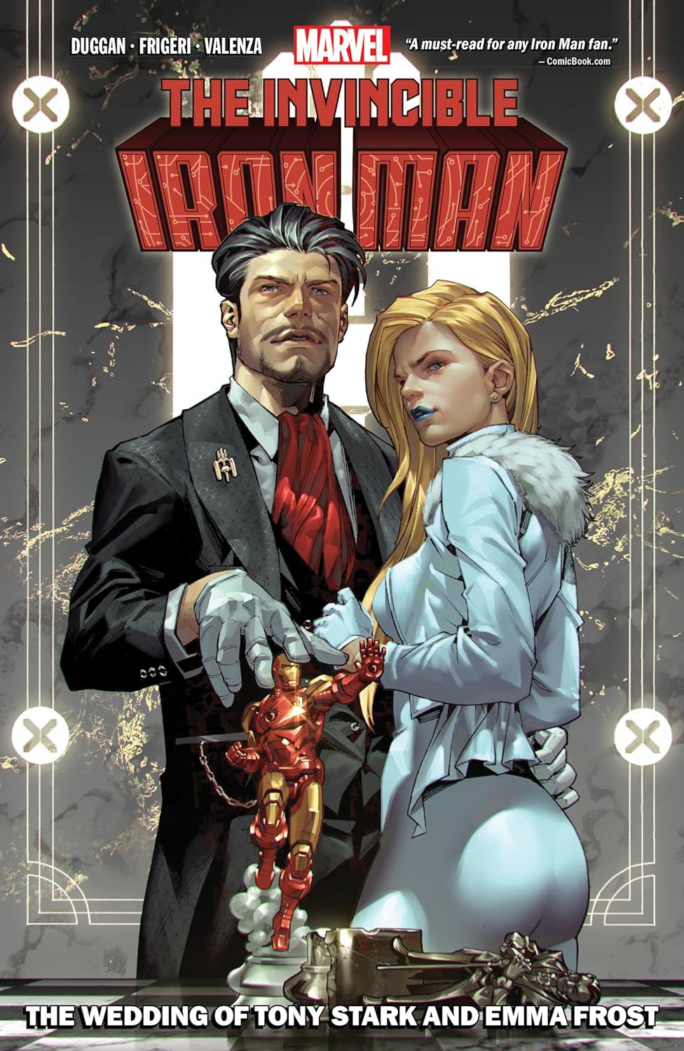 The Invincible Iron Man (2022) book cover 2
