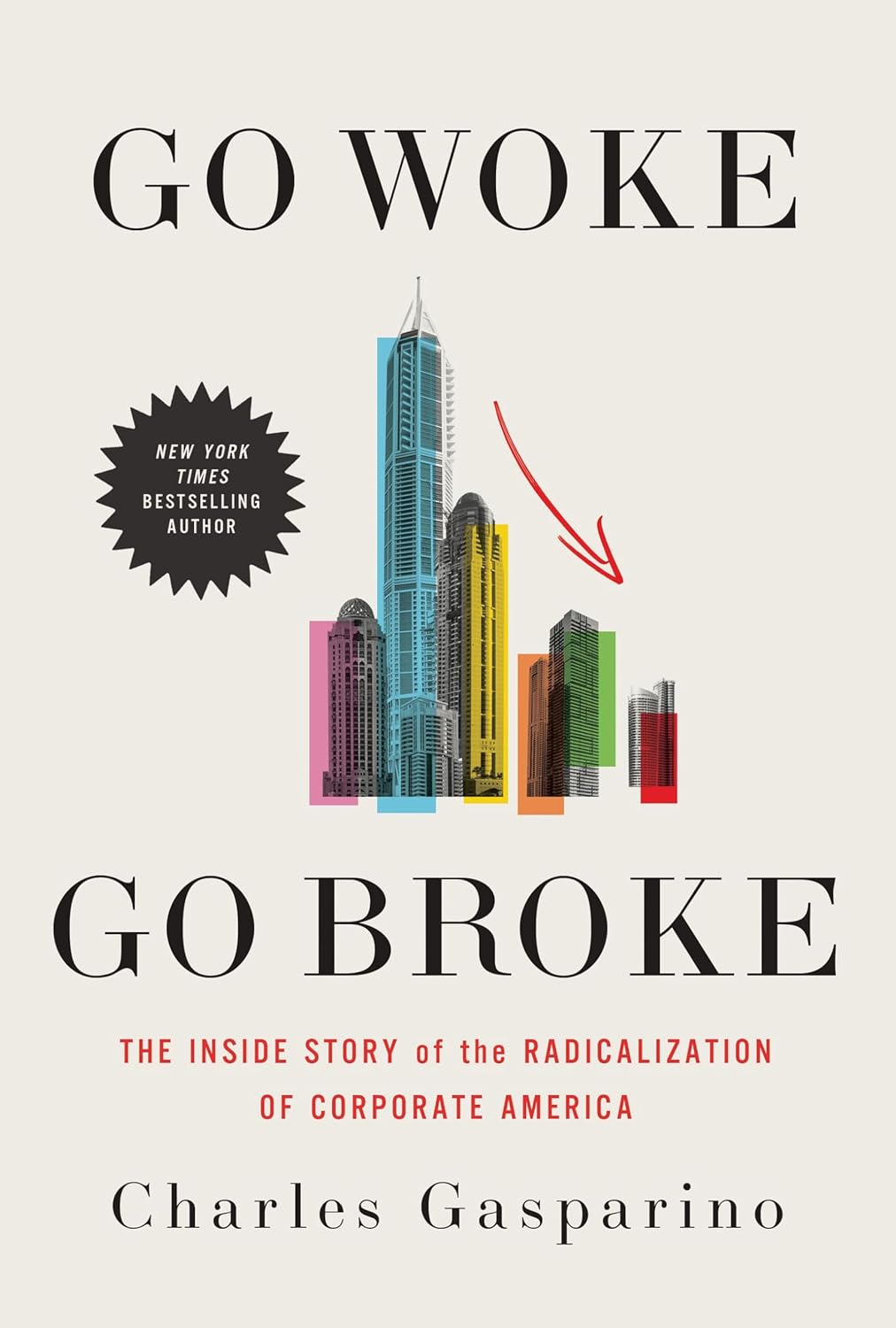 Cover of Go Woke, Go Broke: The Inside Story of the Radicalization of Corporate America