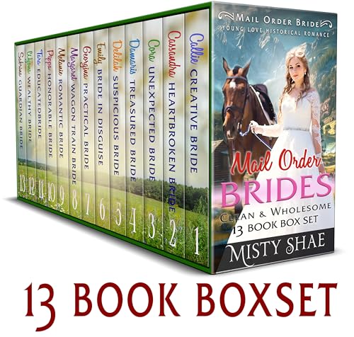Mail Order Brides Clean & Wholesome 13 Book Boxset: Young Love Historical Romance Volume 4