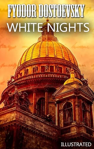 White Nights. Illustrated book cover