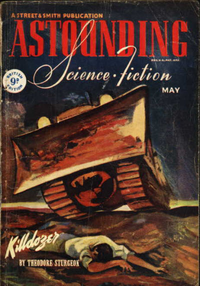 Astounding Science-Fiction, May 1945 - British edition book cover