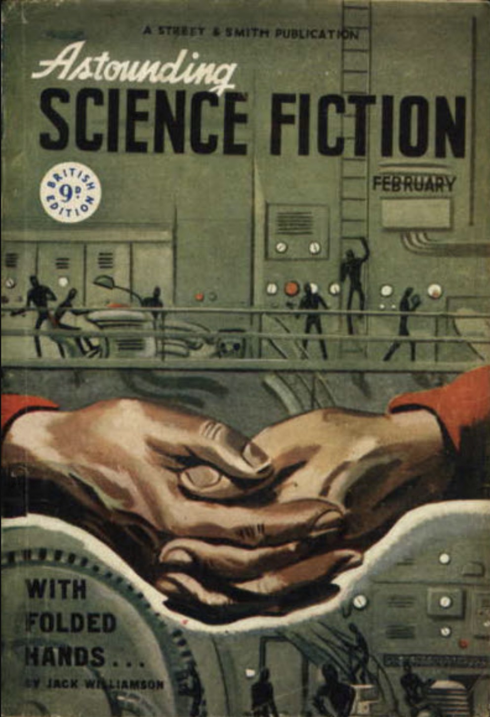 Astounding Science Fiction, February 1948 - British edition book cover