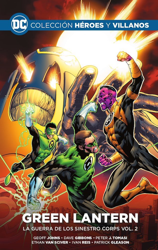 Héroes y Villanos: Green Lantern book cover 2