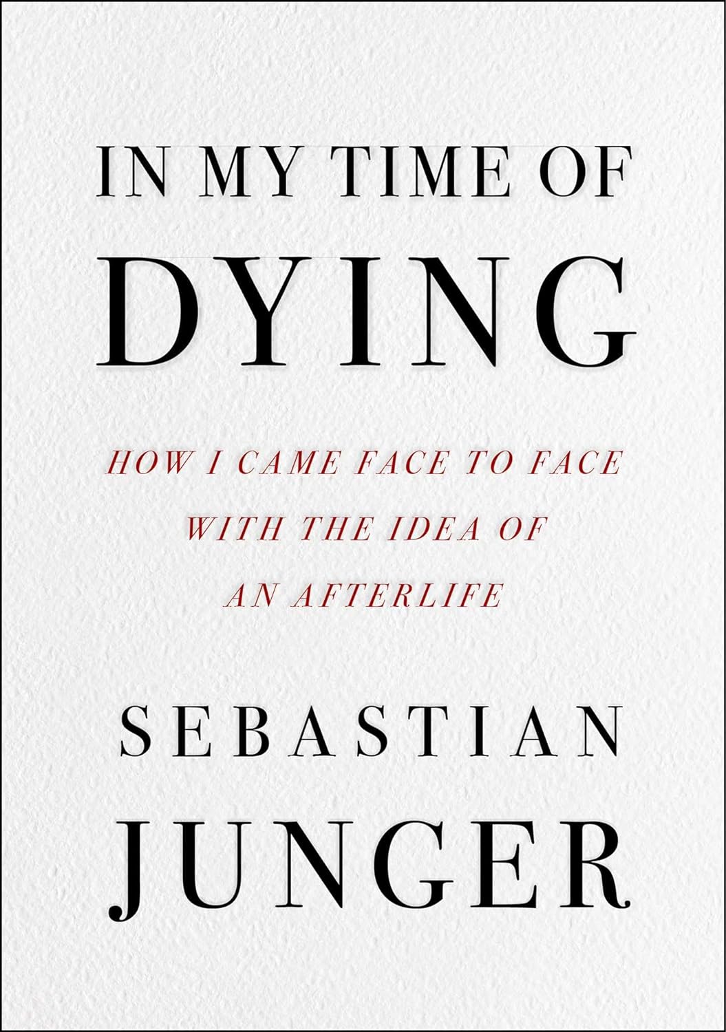 In My Time of Dying: How I Came Face to Face with the Idea of an Afterlife