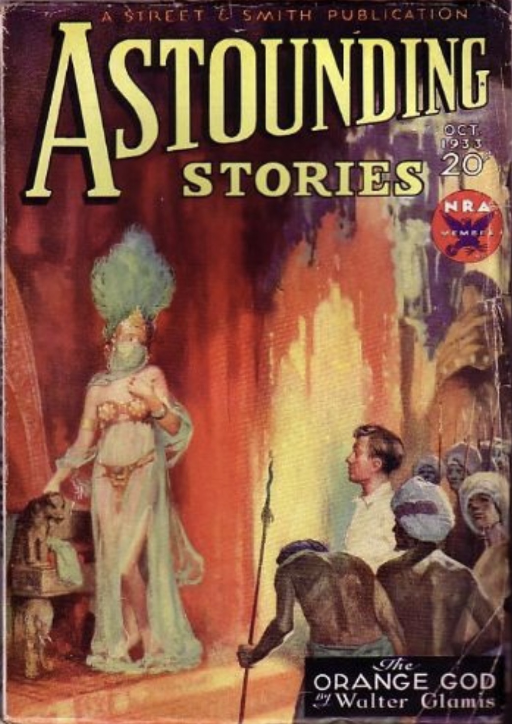Astounding Stories, October 1933 book cover