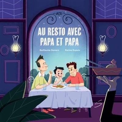 Au resto avec papa et papa