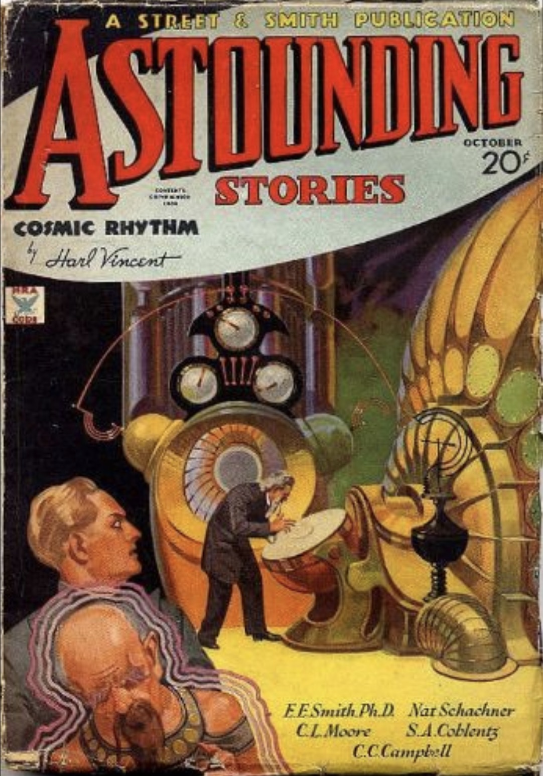 Astounding Stories, October 1934 book cover