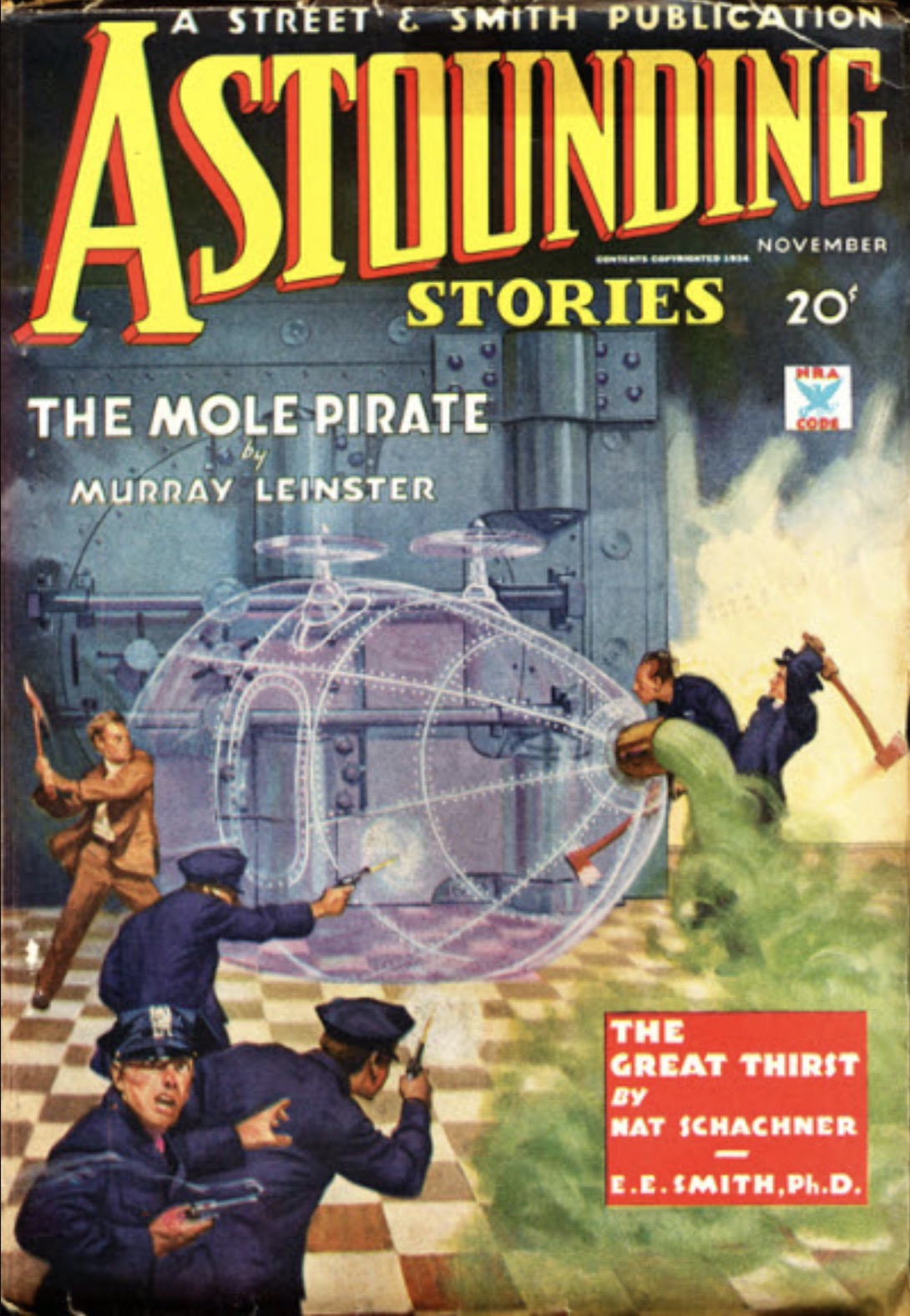 Astounding Stories, November 1934 book cover