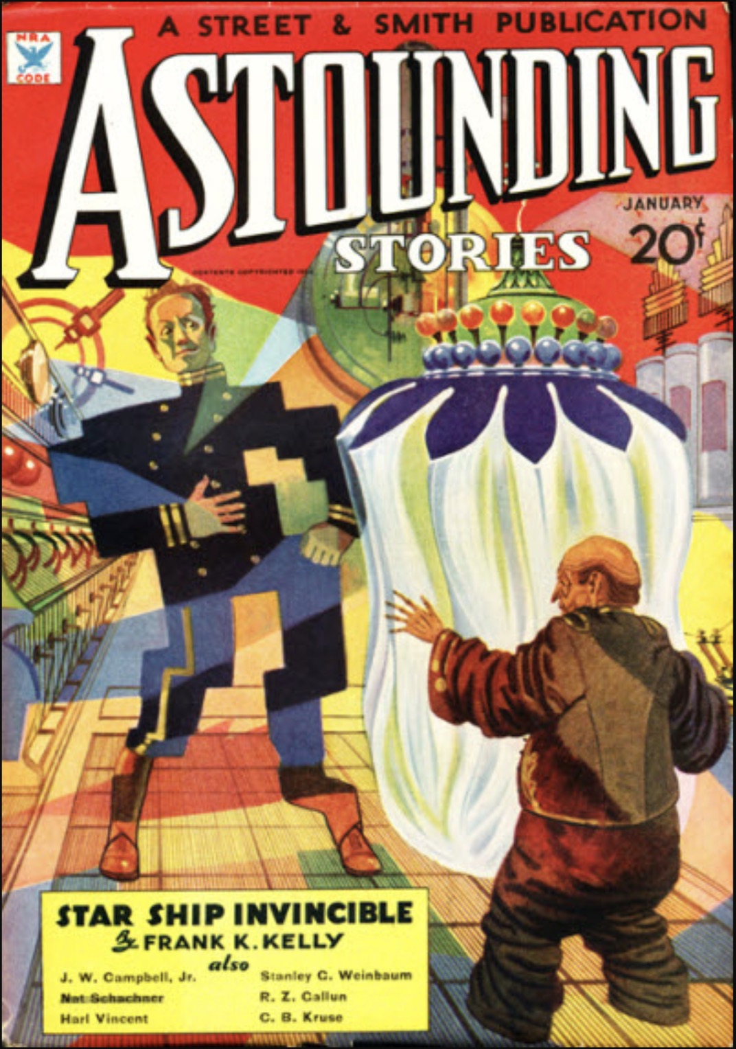 Astounding Stories, January 1935 book cover