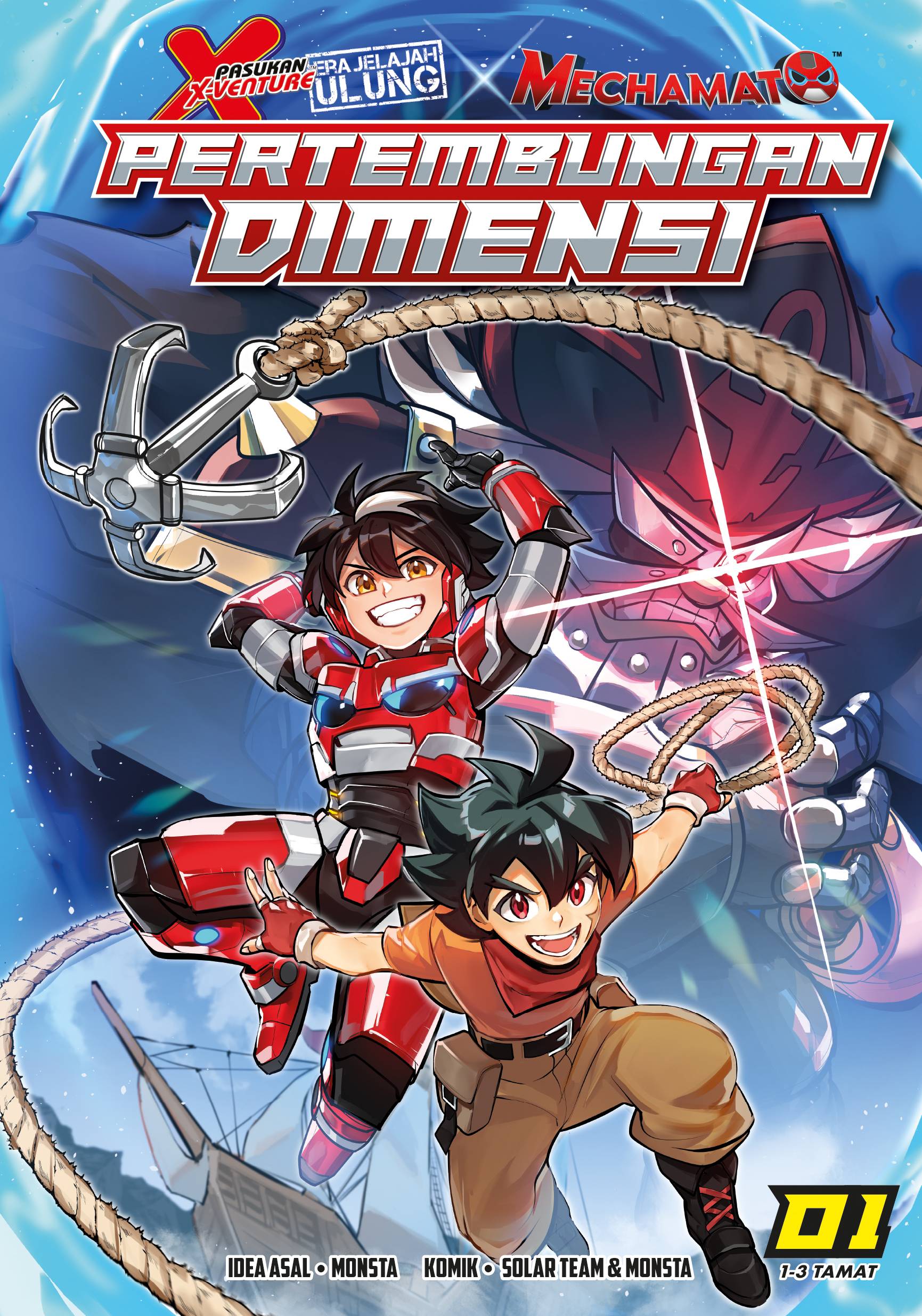 Pasukan X-VENTURE Era Jelajah Ulung X Mechamato 01: Pertembungan Dimensi