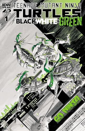 Teenage Mutant Ninja Turtles: Black, White, and Green #1