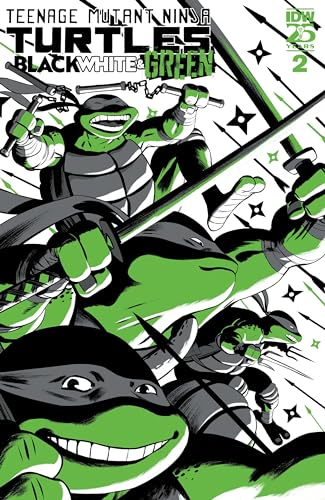 Teenage Mutant Ninja Turtles: Black, White, and Green #2