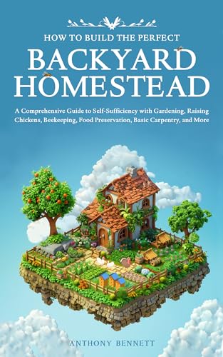 How to Build the Perfect Backyard Homestead: A Comprehensive Guide to Self-Sufficiency with Gardening, Raising Chickens, Beekeeping, Food Preservation, ... and More