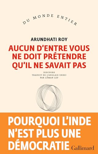 Aucun d'entre vous ne doit prétendre qu'il ne savait pas book cover