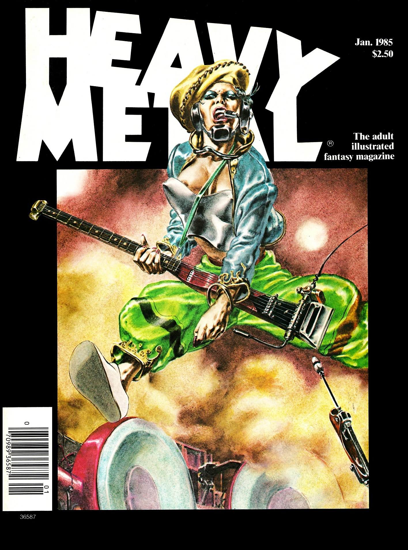 Heavy Metal, January 1985 book cover