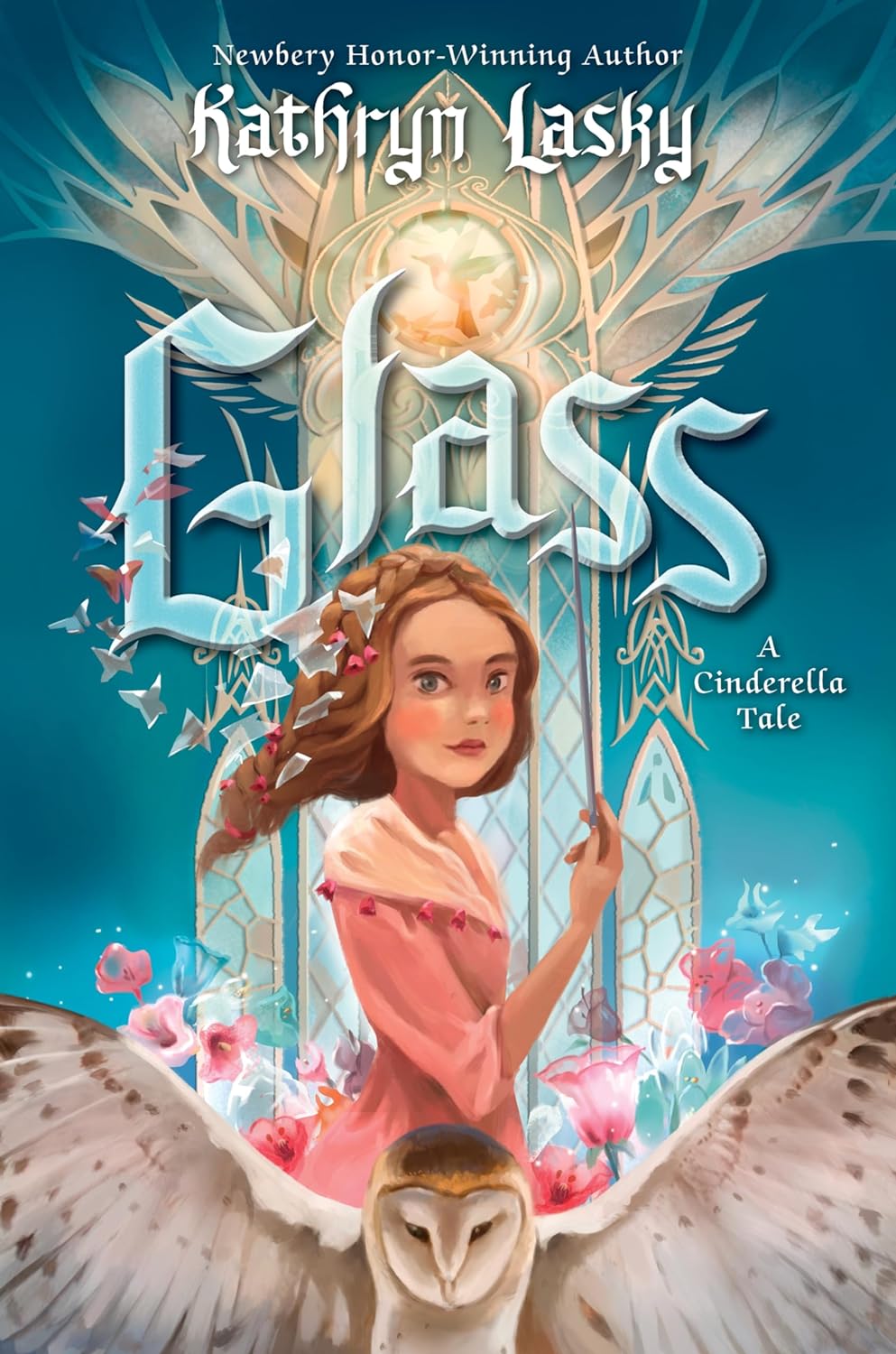 Glass book cover