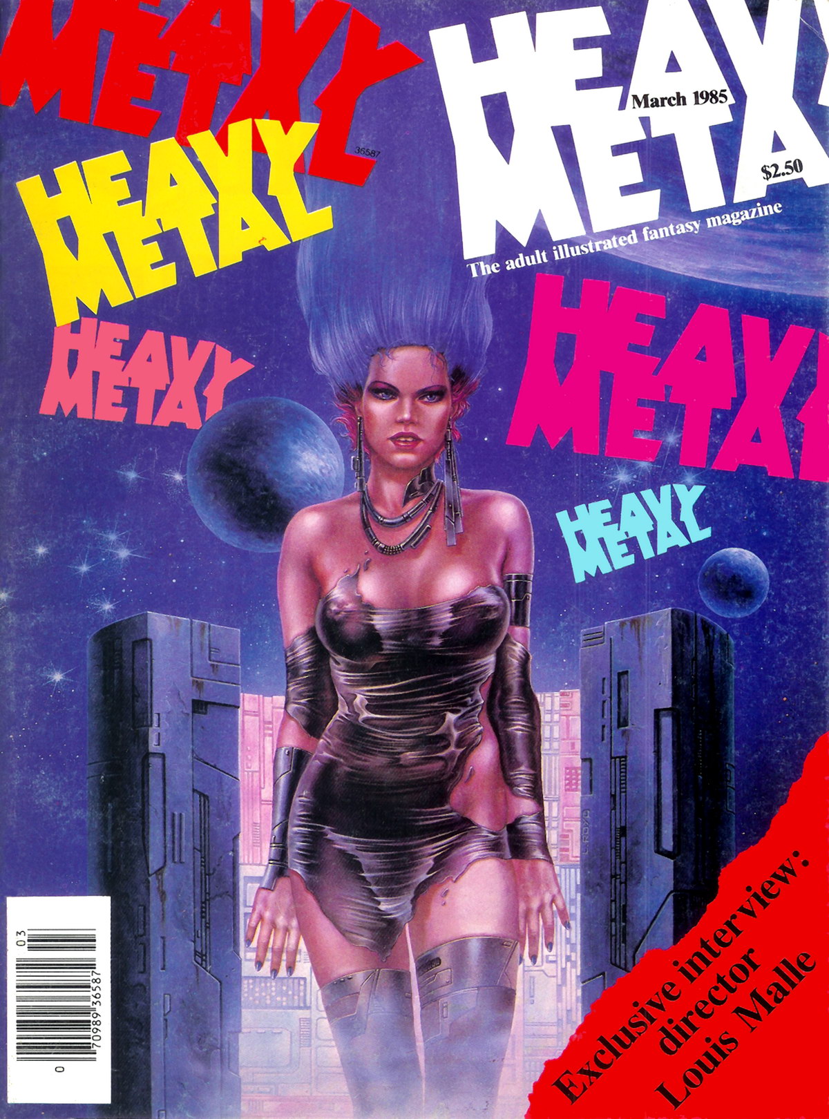 Heavy Metal, March 1985 book cover