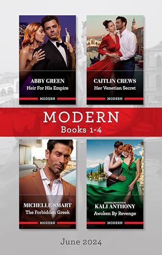 Modern Box Set 1-4 June 2024/Heir For His Empire/Her Venetian Secret/The Forbidden Greek/Awoken By Revenge