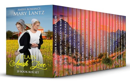 Plain Amish Love: 20 Book Box Set